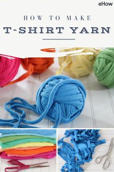 how to make t - shirt yarn