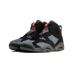 Sz 11 Psg Jordan Retro 6 Black Basketball Shoes With Studded Outsoles For Streetwear, Leather Basketball Shoes With Studded Outsoles, Sporty Low-top Jordan Shoes With Studded Outsoles, Lace-up Basketball Shoes With Studded Outsoles For Sports, Leather Jordan Shoes With Studded Rubber Outsoles, Jordan Running Shoes With Rubber Sole And Leather, Black Sporty Jordan Shoes With Rubber Sole, Urban Jordan Leather Shoes With Round Toe, Urban Style Leather Jordan Shoes With Round Toe