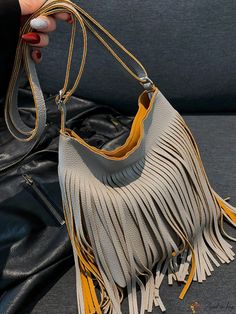 Bird in Bag - Premium Womens Crossbody Bag with Spacious Compartment, Stylish Tassel Design, Korean-inspired Minimalist Fashion Trendy Beige Shoulder Bag With Fringe, Rectangular Bags With Tassels For Fall, Trendy Tassel Hobo Shoulder Bag, Rectangular Fall Bag With Tassels, Fall Rectangular Bag With Tassels, Trendy Fringe Bags For Fall, Trendy Fall Bags With Fringe, Trendy Fringe Shoulder Bag, Trendy Hobo Bag Tote With Tassels