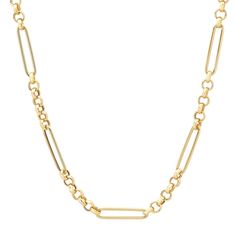 If you're a link-loving lady who prefers the dantier things in life, this chain will soon become an essential. You can wear this as a standard chain or a lariat. I absolutely love the versatility! She may be smaller in stature compared to the standard In The Mix Chain, but she is still a game-changer for any charm-wearing woman. Available in 14k yellow Available in 16", 18", 20" or 22" Hollow Approximately 8.24g of gold for 18" chain If purchasing the open front version, it must be accompanied b Mixed Chain Necklace, Game Changer, Front Open, Gold Color, Chain Necklace, White Gold, Yellow Gold, The Incredibles, Chain