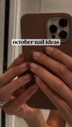 October Nail Ideas, Brown Acrylic Nails, Hippie Nails, October Nails, Vibrant Nails, Fall Acrylic Nails, Classy Acrylic Nails, Nail Ring