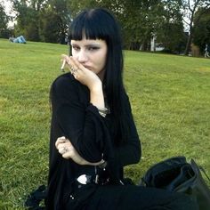 Micro Bangs Goth, Goth Bangs, Emo Meme, Uk Icon, Meme Music, Aesthetic Nostalgia, Baby Bangs, Instagrammer