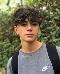 Thick Curly Eboy Haircut Eboy Haircut, V Shaped Haircut, Medium Curly Haircuts, Wavy Perm