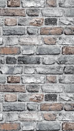 an old brick wall is shown in grey and brown tones, as well as the background