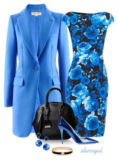 "Talbot  Runhof Dress Contest" by sherryvl ❤ liked on Polyvore featuring STELLA McCARTNEY, Talbot Runhof, Burberry, Jimmy Choo, Henri Bendel and Krystal Latina Business, Work Dresses Outfits, Spring Summer Capsule Wardrobe, Talbot Runhof, Blue Outfits, Outfit Styling, Stylish Work Attire, Elegant Attire, Beautiful Dress Designs