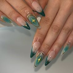 FREE SHIPPING ON ORDERS $9.95+ Buy 3 Get 1 More Free CODE: 4YOU Buy 5 Get 5 More Free CODE: 5FREE Green And Red Nail Designs, Summer Nail Aesthetic, Dark Green Nails, Girl Heaven, Teal Nails, Play Piano, Work Nails, Nails 2024, Stick On Nails