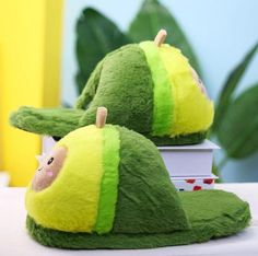 Avocado Things, Avocado Stuff, Avocado Shake, St Jerome, Cute Slippers, Kawaii Plush, Cute Plush, Fun Prints