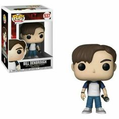 a pop vinyl figure is shown in front of a box with an image of the character