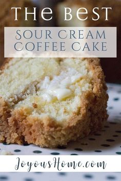 the best sour cream coffee cake recipe