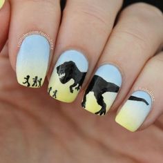 Do It Yourself Nails, Pastel Nail Art, Unghie Sfumate, Nails Tumblr, New Nail Art, A Dinosaur, Nailed It