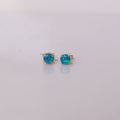 Double opal earrings. These Diamond stud earrings are a perfect gift for her, wife, girlfriend, On Christmas Product info: 14k solid gold Opal - 0.45 ct, Stud Size: 5 mm Item will be resized and shipped within 10 days. ITEM Will BE SHIPPED : India Speed Post To get the item in 4-5 days, we can also ship it thru DHL express, please contact us before. Please select your size at the drop down menu. Thanks! ♥ Shipping Policy,: Processing time is 2-3 weeks. We will provide you tracking no asap the pa Opal Earrings For Anniversary - Fine Jewelry, Fine Jewelry Opal Earrings For Gift, Fine Jewelry Opal Earrings For Anniversary, Anniversary Opal Earrings Fine Jewelry, Opal Yellow Gold Earrings For Gifts, Yellow Gold Opal Earrings Gift, Opal Gemstone Earrings For Anniversary, Yellow Gold Opal Earrings For Gifts, Delicate Wedding Necklace