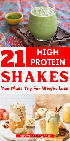 Check out these 21 high-protein shakes recipes that are perfect for your weight loss. These amazing recipes are as delicious to eat as they are to fill your stomach and leave you satisfied and full of energy. This shake can be consumed at any time of the day. 🍓🍌 #ProteinShakes #WeightLossJourney #HealthyRecipes #FitnessTips #EffectiveWeightLoss Quick Protein Shake Recipes, Protein Shakes And Smoothies, High Protein Meal Replacement Shakes, Easy Protein Shakes Fat Burning, Low Calorie Protein Shake Recipes, Fair Life Protein Shake, Premium Protein Shake Recipes, Ensure Protein Shake Recipes, Pistachio Protein Shake