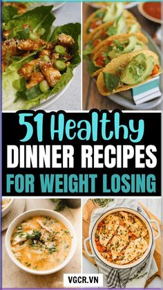 If you are looking for dinner ideas, these are 51 healthy dinner recipes that are easy to make, cheap, and will help you weight losing. #weightloss #dinner #healthyrecipes Small Meals 5 Times A Day, Healthy Inexpensive Meals, Light Dinner Ideas Healthy, Easy Healthy Recipe Ideas, Dinner Iseas, Healthy Dinner Recipes For Weight Losing, Healthy Dinner For Two, Rice Flour Bread, Easy Cheap Dinner Ideas