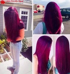 2024 Hair Trends For Women, Magenta Hair Colors, Exotic Hair Color, 2024 Hair Trends, Magenta Hair, Rave Hair, Hair Color Underneath, Vivid Hair Color, Money Piece