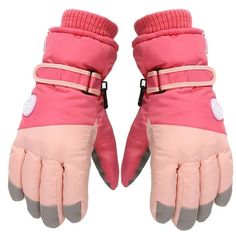 Kids Snow Gloves for Boys Girls Winter Waterproof Insulated Kids Ski Gloves Thickening Warm Windproof Outdoor Gloves Features: Premium MaterialThis kids ski gloves interior is made with. Keep your hands max warmth and comfort in cold weather.  Gift ChoiceIt easy to pair with any of childrens different outdoor outfits. It your baby in the approaching cold weather. Waterproof & WindproofMade of water-resistant, keep hands dry and warm. Adjustable-buckle wrist strap and drawstring closure will snow Gloves For Men, Kids Skis, Ski Girl, Rubber Gloves