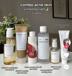 Combination Skin Care Routine, Skincare Korean, Skin Advice, Skin Aesthetics, Acne Skincare Routine, Combo Skin, Dark Spots On Skin