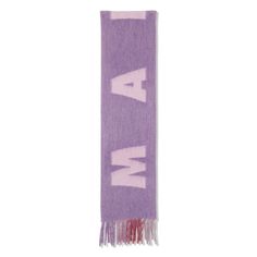 Wide scarf crafted from a soft mohair and alpaca blend. Contrast reverse and dégradé fringes. Maxi Marni lettering. Made in Italy SKU: SCMC0103A0-UAW017-JQC68 Mohair Scarf, Danielle Guizio, Kid Lifestyle, Kids Socks, Sweater Pants, Tee Dress, Swimwear Accessories, Jewelry Bags, Fashion Tees