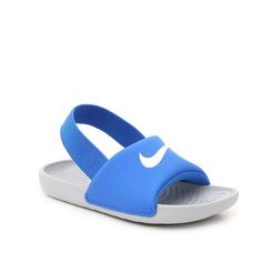 Baby/Toddler Slide Nike Kawa Sandals Blue Size 9 Non-slip Blue Flip Flops For Swimming, Blue Non-slip Slide Sandals, Blue Slide Sport Sandals, Blue Non-slip Slide Flip Flops, Sporty Blue Slide Sport Sandals, Blue Non-slip Sandals For Summer, Blue Non-slip Sport Sandals With Round Toe, Blue Non-slip Flip Flops For Spring, Light Blue Non-slip Slip-on Sandals