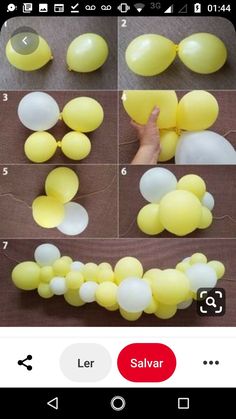 how to make balloons that look like they are floating