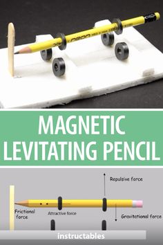 magnetic levitating pencils are used to help students learn how to use them