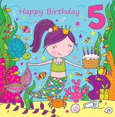 6th Birthday Girls, 5th Birthday Girls, Birthday Cards Images, Birthday Card Online, Happy Birthday 18th, Birthday 4, Happy 6th Birthday