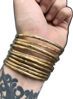 Bohemian Hammered Brass Bracelets, Hand Cast Brass Bangle Bracelet, Hand Cast Brass Bangle Bracelets, Bohemian Gold Hammered Bracelets, Bohemian Hammered Bronze Bracelets, Bohemian Bronze Hammered Bracelets, Hammered Metal Bangle, Hammered Bronze Brass Bracelets, Stackable Brass Bangle Bracelets