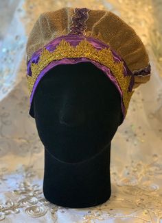 Head coverings are made with an elastic backing for a comfortable and almost universal fit. Head Coverings, Head Covering, Festival Captain Hat, Captain Hat, United States, Elastic, Etsy Uk, Hats, Red