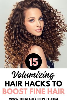 Fine hair, meet your new best friend—these 15 volumizing hair hacks from The Beauty Deep Life! From "Blow-drying Upside Down" to the "Best Volumizing Shampoo and Conditioners" & "Root Lifter Sprays," we’ve rounded up tips and products to add instant lift and lasting volume to your look. Boost your confidence with simple tricks that actually work. Save this pin now for whenever your hair needs a quick pick-me-up—it’s always good to have these hacks handy. Try them out today!