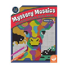 a book with the title mystery mosaics