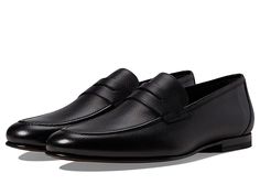 To Boot New York Ravello - Men's Shoes : Black : Give a modish update to your look by wearing the To Boot New York Ravello Loafers. Calf leather upper. Leather lining and cushioned insole. Provides arch support. Easy slip-on style. Almond toe. Rubber outsole. Made in Italy. Measurements: Heel Height: 1 2 in Product measurements were taken using size 9, width M. Please note that measurements may vary by size. Cushioned Slip-on Dress Shoes For Work, Formal Slip-on Leather Shoes With Ortholite Insole, Business Leather Slip-on Shoes With Ortholite Insole, Business Slip-on Leather Shoes With Ortholite Insole, Modern Formal Slip-ons With Ortholite Insole, Formal Slip-on Loafers With Ortholite Insole, Business Slip-on Moccasins With Ortholite Insole, Formal Slip-on Moccasins With Ortholite Insole, Elegant Slip-on Dress Shoes With Cushioned Footbed