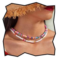 PRICES MAY VARY. Colorful choker necklace is made of great material,this durable material makes necklace not easy to break or damage. Boho beaded necklace chain lenghth size are 38.5cm(15.2in) and 6cm(2.4in) extend,it is designed to a lobster clip which is adjustable and flexible,so you can adjust the necklace according to yourself. Layered choker necklaces are colorful,a very popular color.It has a simple appearance design, gorgeous and dainty,catching more eyes on you and get more compliment. Necklaces Beach, Boho Beaded Necklace, Colorful Choker, Neck Jewelry, Layered Choker Necklace, Short Neck, Necklace Colorful, Neck Jewellery, Neck Chain