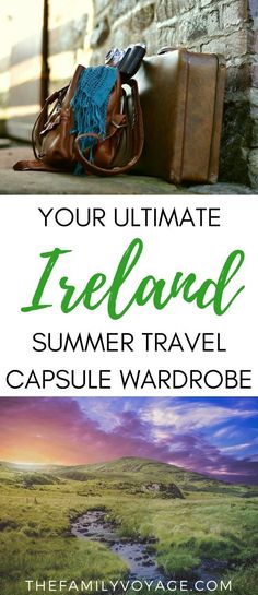 the ultimate travel guide for your ultimate trip to ireland with text overlaying it