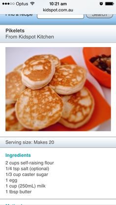 an image of pancakes on the internet page