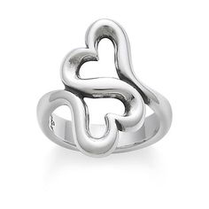 View Larger Image of Heart to Heart Ring James Avery Heart Ring, Silver Heart Jewelry, James Avery Rings, Intertwined Hearts, Purity Ring, Heart Rings, James Avery Jewelry, Tooth Gem, Heart To Heart