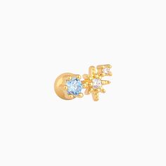 Indulge in the enchanting elegance of our Fantasy Blue Gem Star Stud earrings. Featuring a charming star and blue gem design, these studs are a beautiful addition to any outfit. Elevate your look with this exclusive piece that exudes sophistication and luxury. Detail： -Post material: gold plated with internal stainless steel or stainless steel. Cubic Zirconia -Gauge: 16g | 1.2mm-Post length: 6mm -Dimensions: 4.9mm Length x 7.6mm Width -Include: single item -Closure: screw ball back * Shop extra Gem Design, Ear Style, Star Stud Earrings, Star Earrings Stud, Blue Gems, Star Studs, Elevate Your Look, Belly Rings, Chain Earrings