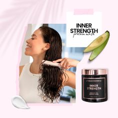 Why You’ll Love It The ultimate at-home hair treatment! Deep condition with natural Biotin to repair strands! Size: 8 oz Reg. MSRP $28 The Beachwaver, Beach Waver, Volumizing Mousse, Purple Shampoo And Conditioner, Polysorbate 80, Purple Shampoo, Deep Conditioning, Deep Conditioner, Inner Strength