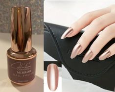 This high-quality Mirror nail polish, set the mood and make a statement. Vegan and cruelty free. With shades ranging from bold and bright to elegant and sophisticated, you're sure to find the perfect color for your nails.   The polish is made with stainless steel, ensuring that it is durable and long-lasting yet made with safe ingredients and is cruelty free. The net content of each bottle is 15 ml, giving you plenty of product to use for multiple applications. Mirror Nail Polish, Metallic Nail, Metallic Nail Polish, Gold Nail Polish, Mirror Nails, Vegan Nail Polish, Gold Nail, Nail Polish Set, Metallic Nails