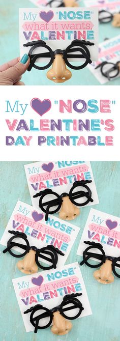 valentine's day printables for kids to make with their own hands and eye glasses