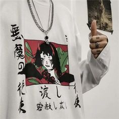 Harajuku Red Horn Devil Woman T Shirt - Kuru Store Japanese Kawaii Fashion, Devil Woman, Woman T Shirt, Japanese Kawaii, Hooded Poncho, Tank Top Straps, Cat Hoodie, Suspender Dress, Womens Long Sleeve Shirts