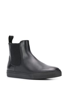 Shop black Scarosso ankle boots with Express Delivery - Farfetch Chelsea Boots Black, Black Chelsea Boots, Black Leather Ankle Boots, Leather Chelsea Boots, Black Leather Boots, Black Ankle Boots, Boots Black, Leather Ankle Boots, Calf Leather