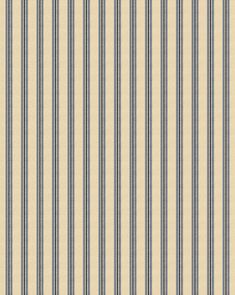 a beige and blue striped wallpaper with vertical stripes