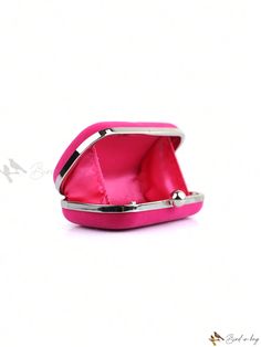 Bird in Bag - Womens Elegant Velvet Clutch Bag - Hard Shell Evening Bag for Formal Occasions, Stylish and Versatile - Perfect for Evening Dresses, Cheongsams, and Formal Attires - Exquisite Trapezoidal Rhinestone-Encrusted Hand Clutch Pink Formal Pouch, Formal Pink Pouch, Pink Formal Clutch Box Bag, Pink Rectangular Evening Pouch, Pink Rectangular Pouch For Formal Occasions, Compact Pink Bag For Formal Occasions, Compact Pink Formal Bag, Formal Pink Rectangular Pouch, Elegant Pink Rectangular Cosmetic Bag