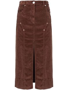 Velvet Midi Skirt Outfit, Long Corduroy Skirt, Brown Corduroy Skirt, Brown Midi Skirt With Pockets, Casual Corduroy Skirt With Button Closure, Corduroy Skirt With Buttons, High-waisted Brown Corduroy Skirt, Velvet Midi Skirt, Midi Skirt Outfit