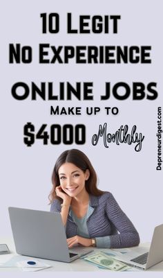 No Experience Online Jobs From Home Remote Jobs No Experience, Weekend Jobs, Airbnb Promotion, No Experience Jobs, Best Online Jobs, Online Jobs From Home