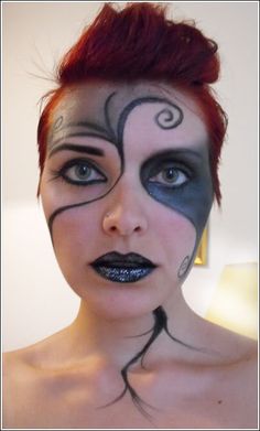 Makeup Ideas Dark, Fairy Makeup Ideas, Dark Fairy Costume, Dark Fae, Show Makeup, Theatre Makeup, Halloween Fairy