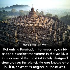 an image with a quote about buddhist architecture