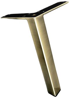 a tall metal object with a black top on it's side, against a white background