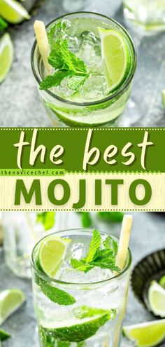 The Best Mojito Recipe, summer cocktails, alcoholic drinks Homemade Simple Syrup, Best Mojito Recipe, Mojito Recipe Classic, Classic Mojito, Mojito Mocktail, Huevos Fritos, Mojito Recipe, Alcoholic Drink