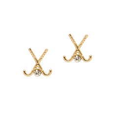 CC Sport Gold Field Hockey Earrings Gifts For Field Hockey Players, Hockey Earrings, Field Hockey Shirts, Field Hockey Sweatshirts, Hockey Jewelry, Field Hockey Gifts, Field Hockey Sticks, Luxe Jewelry, Field Hockey