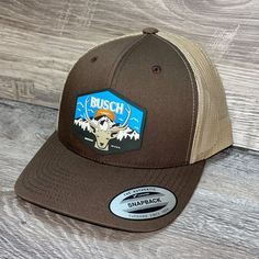 Our Pvc Patch Is A Waterproof, Rugged, And Clean Looking Design. You Can Bet That This Patch Will Look Vibrant For Years To Come. We Only Use The Highest Quality Products And Headwear. We Believe That Our Pvc Patches Beat Out Any Other Type Of Patch Offered On A Hat. Design: Busch Light Mountain Escape Hat: Yp Classics Trucker Hat Color: Brown/ Khaki 65/35 Polyester/Cotton Matching Undervisor Structured, Mid-Profile, Six-Panel Mesh Back, Snapback Closure Crown Height: 3 1/2" Hat Size: 6 5/8 - 7 Nike Outdoor Baseball Cap With Curved Brim, Nike Curved Brim Baseball Cap For Outdoor, Nike Curved Bill Baseball Cap For Outdoor, Nike Outdoor Hats, Nike Outdoor Hats With Curved Brim, Nike Adjustable Hats For Outdoor, Nike Snapback Baseball Cap For Outdoor, Nike Outdoor Baseball Snapback Hat, Nike Snapback Hat For Outdoor